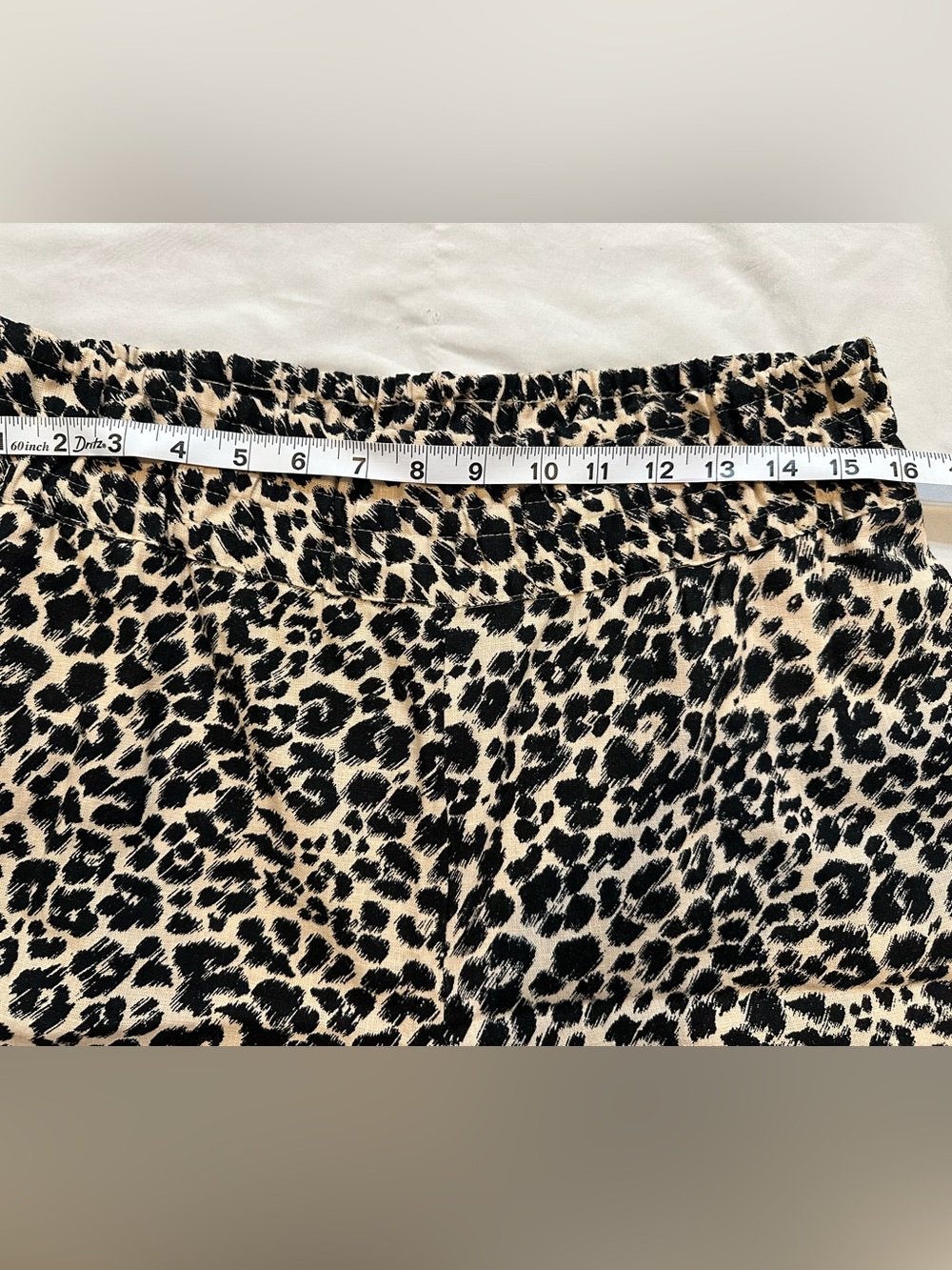Anthropologie Leopard Print Wide Leg Pull-On Lounge Casual Women’s - Picture 6 of 11